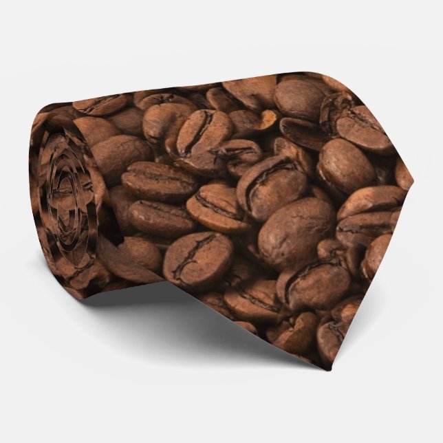 Roasted Arabica Coffee Beans - Brown Tie (Rolled)