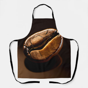 Roasted Coffee Bean Macro Closeup Apron