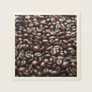 Roasted Coffee Beans pattern Napkin