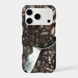 Roasted Coffee Beans With Silver Scoop Photograph