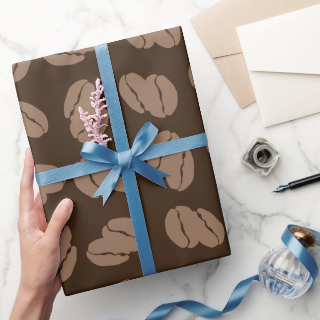 Roasted Coffee Beans Wrapping Paper (Gifting)