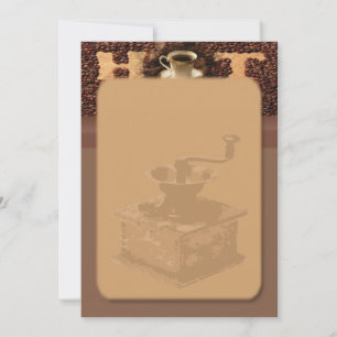 Roasted Coffee Invitation
