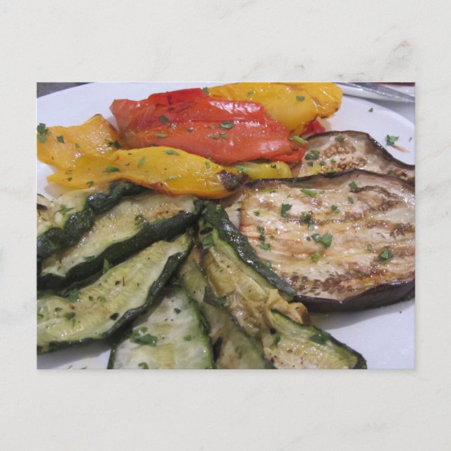 Roasted Vegetables Postcard (Front)