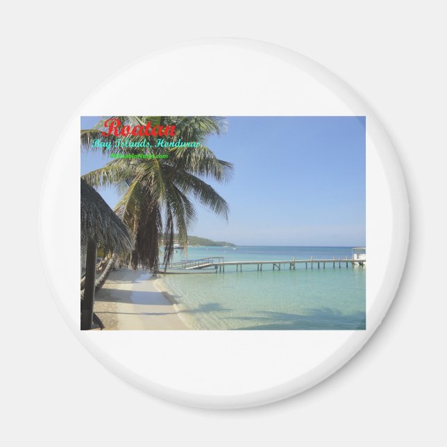 Roatan, Bay Islands, Honduras Magnet (Front)