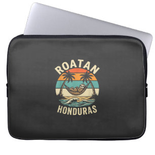 Roatan Honduras Sloth T-Shirt Laptop Sleeve
