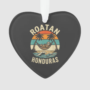 Roatan Honduras Sloth T-Shirt Ornament