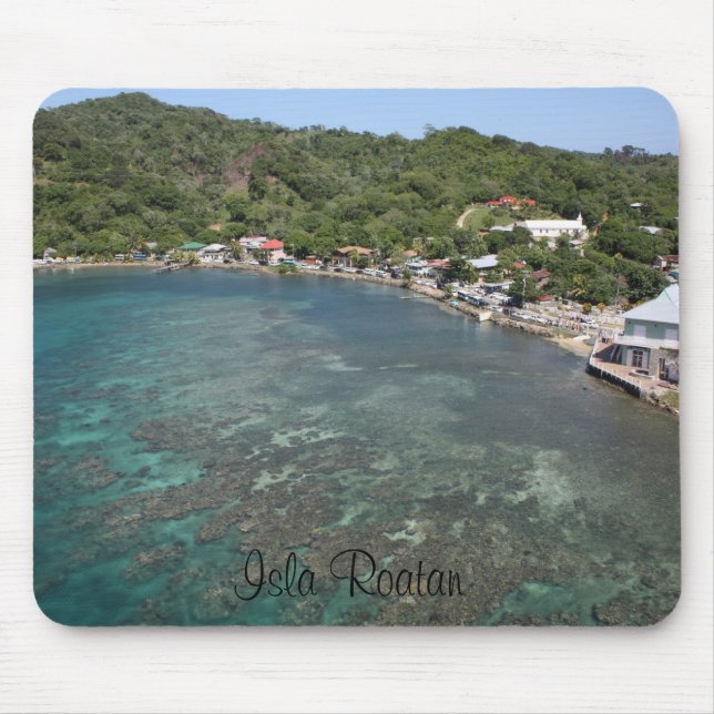 Roatan Island Mousepad (Front)