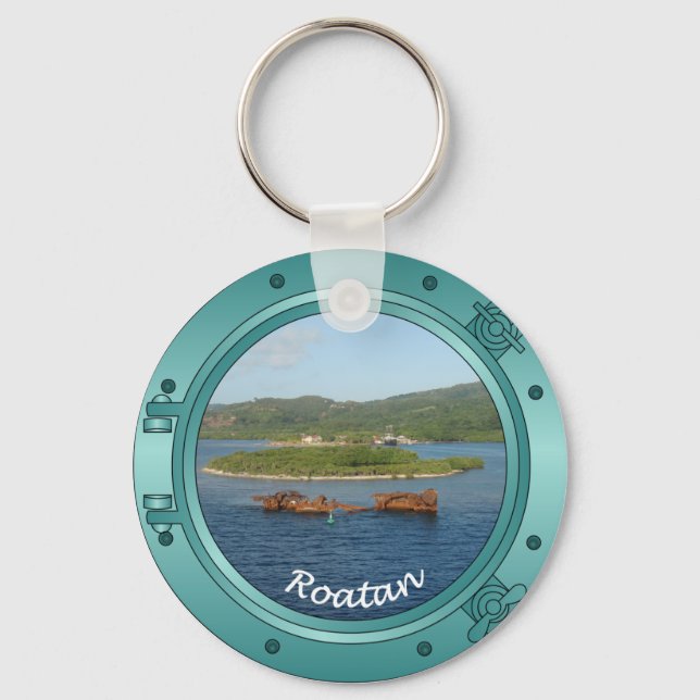 Roatan Porthole Key Ring (Front)