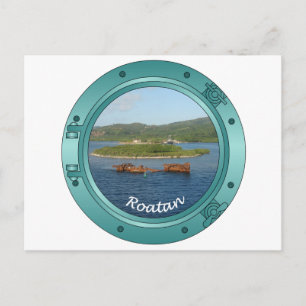 Roatan Porthole Postcard