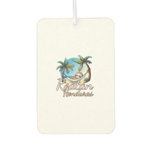 Roatan Sloth Animal Lovers For Men Women Kids Long Car Air Freshener