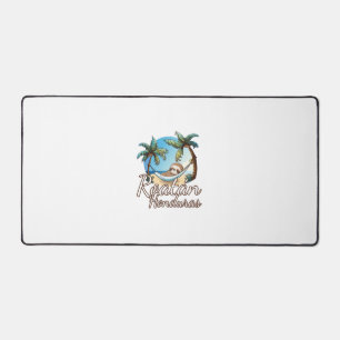 Roatan Sloth Animal Lovers For Men Women Kids Long Desk Mat