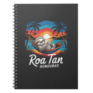 Roatan Sloth, Roatan Honduras Sloth, Roatan T-Shir Notebook