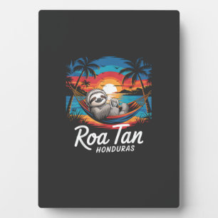 Roatan Sloth, Roatan Honduras Sloth, Roatan T-Shir Plaque