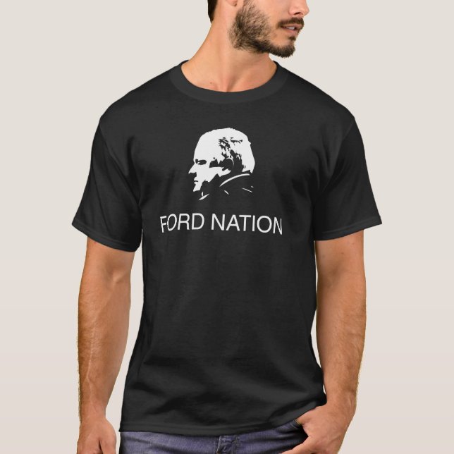Rob For White Image on Black T-Shirt (Front)