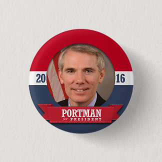 ROB PORTMAN 2016 3 CM ROUND BADGE