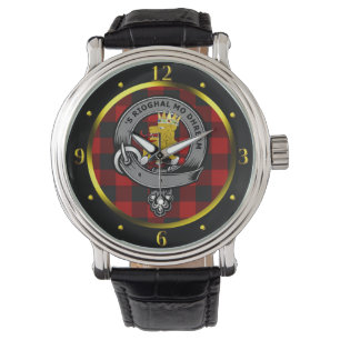 Rob Roy MacGregor Clan Badge & Tartan Watch