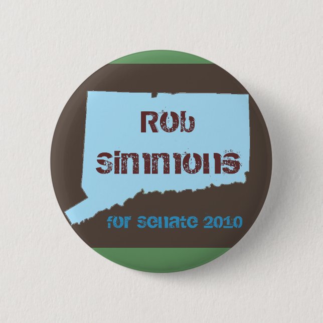 Rob Simmons for Senate button (Front)