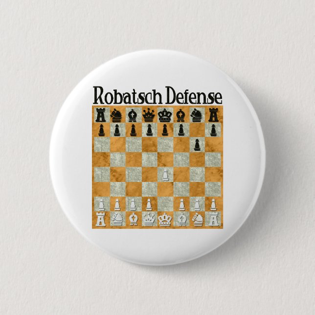 Robatsch Defence 6 Cm Round Badge (Front)
