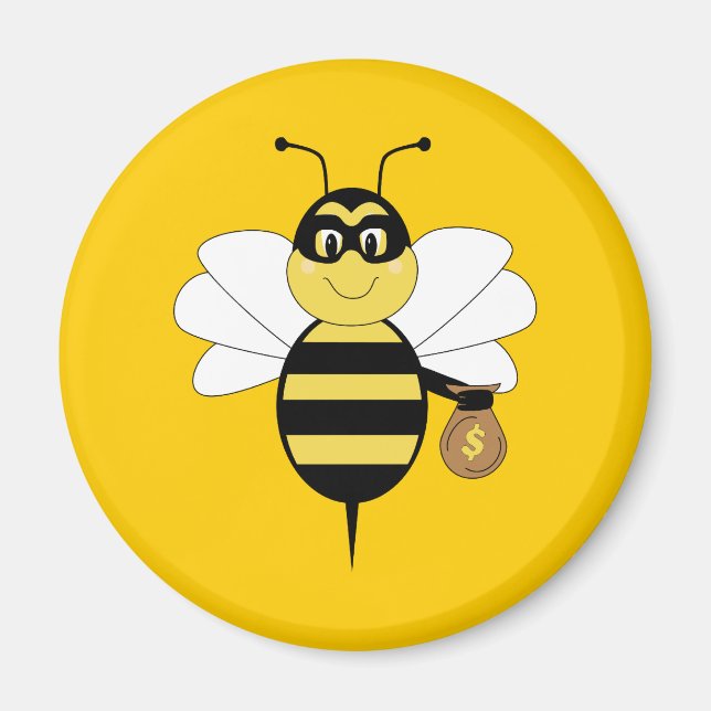 RobBee Bumble Bee Magnet (Front)