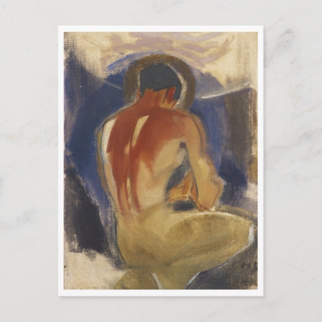 Robber at the Gate of Paradise, Helene Schjerfbeck Postcard (Front)