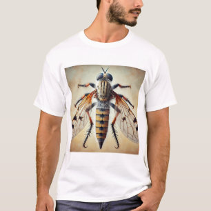 Robber Fly 041024IREF240 - Watercolor T-Shirt