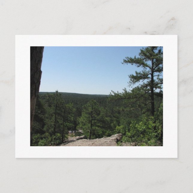 Robbers Caves Oklahoma Postcard (Front)