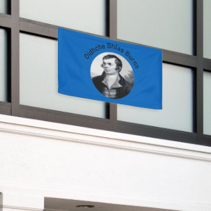Robbie Burns - Oidhche Bhlas Burns Gaelic In Grey Banner