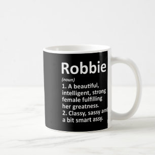 Robbie Definition Personalised Name Funny Christma Coffee Mug