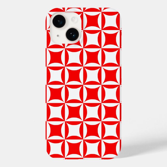 Robbing Peter to Pay Paul Red Pattern Case-Mate iPhone Case (Back)