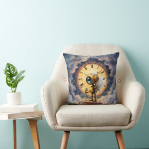 Robby the Winged Timekeeper – Wings of Time Series Cushion