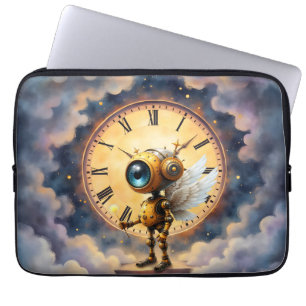 Robby the Winged Timekeeper – Wings of Time Series Laptop Sleeve