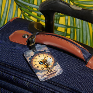 Robby the Winged Timekeeper – Wings of Time Series Luggage Tag