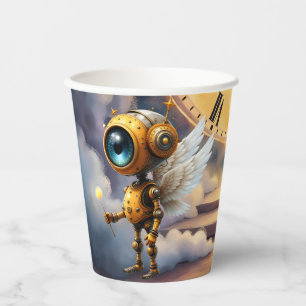 Robby the Winged Timekeeper – Wings of Time Series Paper Cups