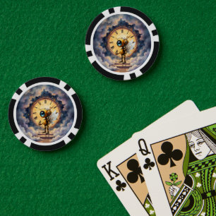 Robby the Winged Timekeeper – Wings of Time Series Poker Chips