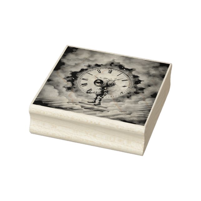 Robby the Winged Timekeeper – Wings of Time Series Rubber Stamp (Stamp)