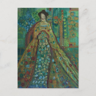 Robed Woman Postcard