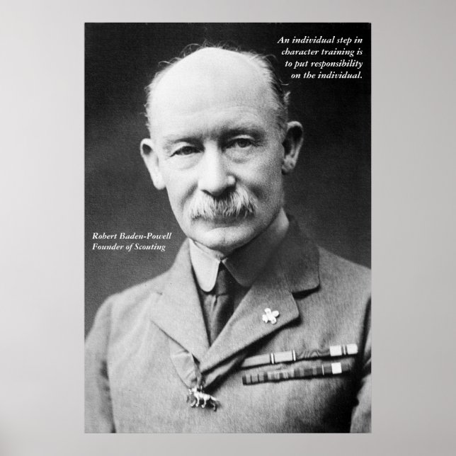Robert Baden-Powell Poster (Front)