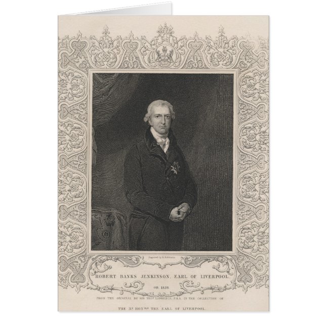 Robert Banks Jenkinson, 2nd Earl of Liverpool (Front)