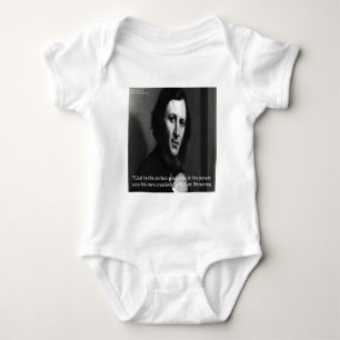 Robert Browning God Perfect Poet Quote Baby Bodysuit