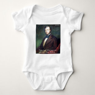 Robert Browning Motherhood Quote Baby Bodysuit