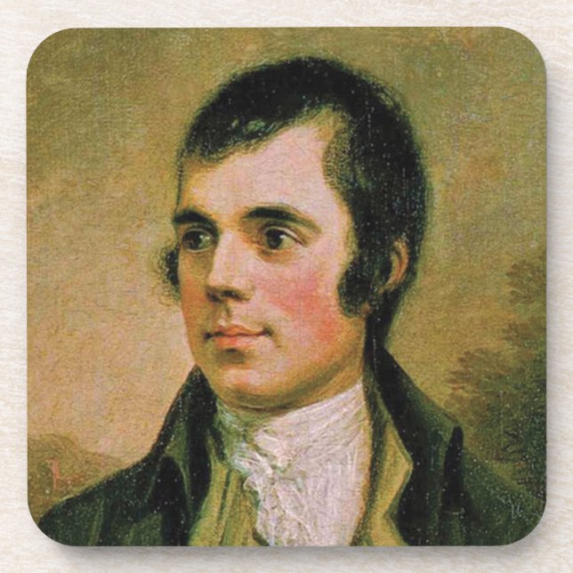 Robert Burn, celebrating Burn's night Coaster (Front)