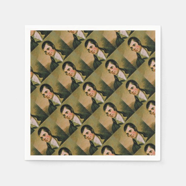 Robert Burn, celebrating Burn's night Napkin (Front)