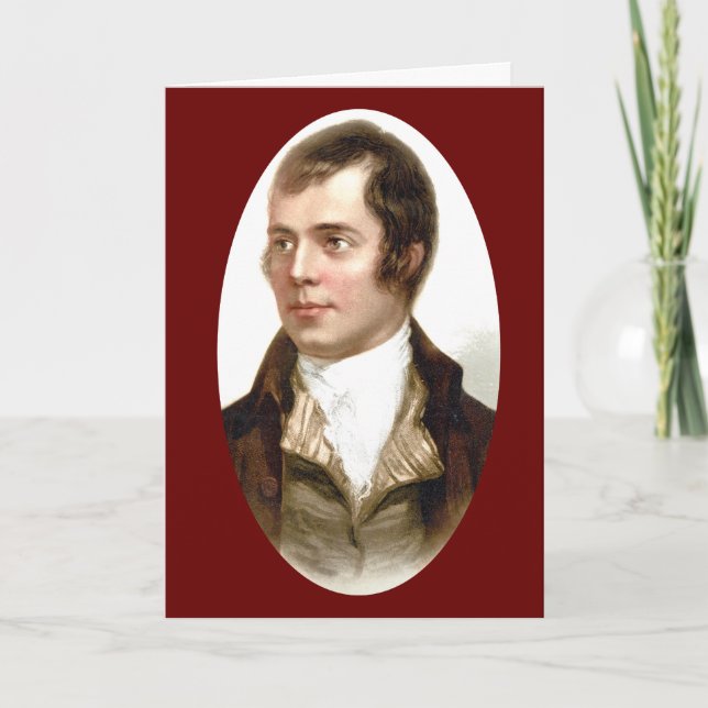 Robert Burns Auld Lang Syne New Year Card (Front)