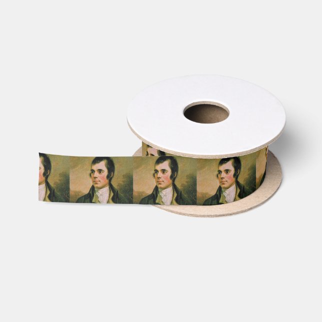 Robert Burns, celebrating Burn's night Satin Ribbon (Spool)