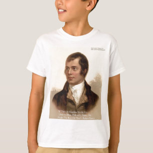 Robert Burns Famous Quote T-Shirt
