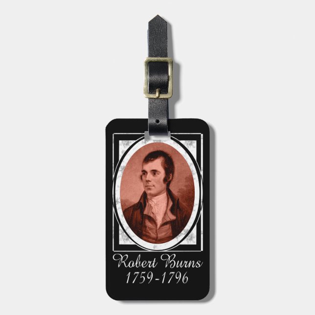 Robert Burns Luggage Tag (Front Vertical)