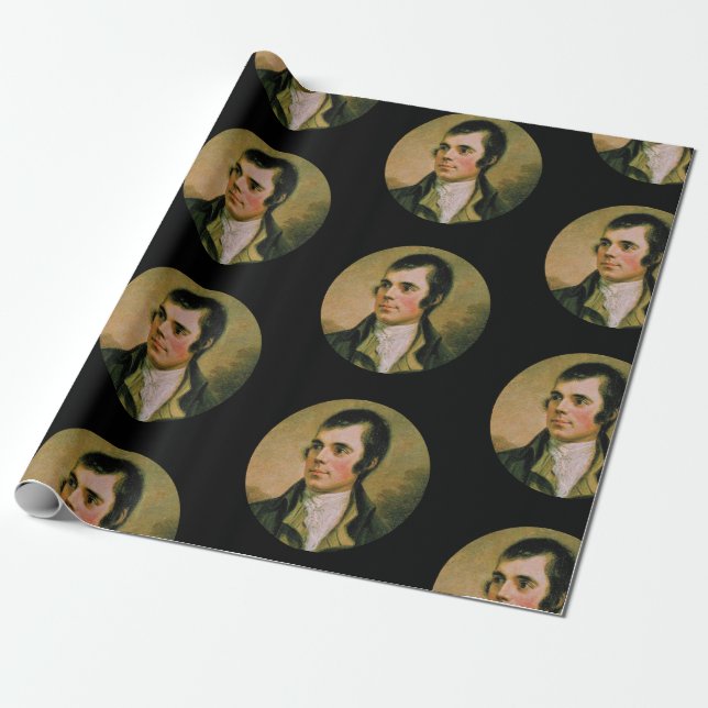 Robert Burns, perfect for Burns Night gifts Wrapping Paper (Unrolled)
