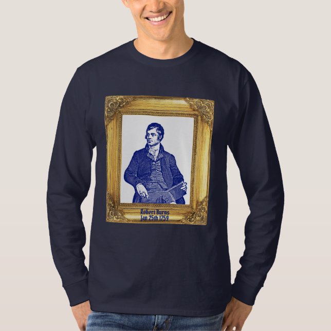 Robert Burns Royal Stewart Plaid Jan 25 T-Shirt (Front)