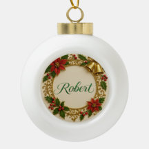 Robert Christmas Ornament – Personalized Keepsake