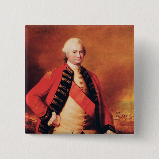 Robert Clive  1st Baron Clive, c.1773 15 Cm Square Badge (Front)